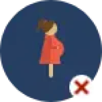 Icone femme enceinte impossible